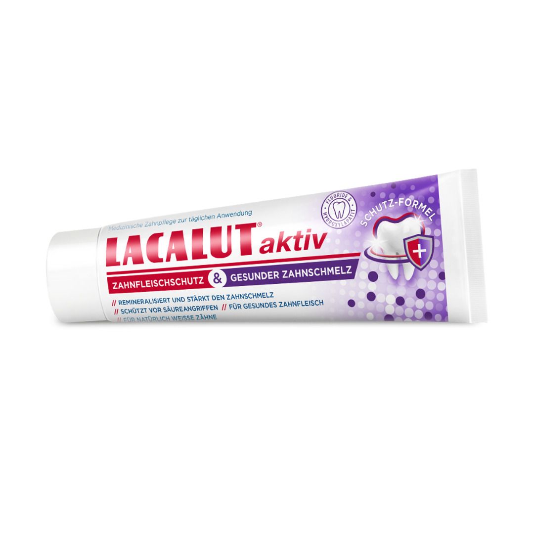 Lacalut 라카루트 액티브 잇몸보호 및 풀 에나멜 75ml