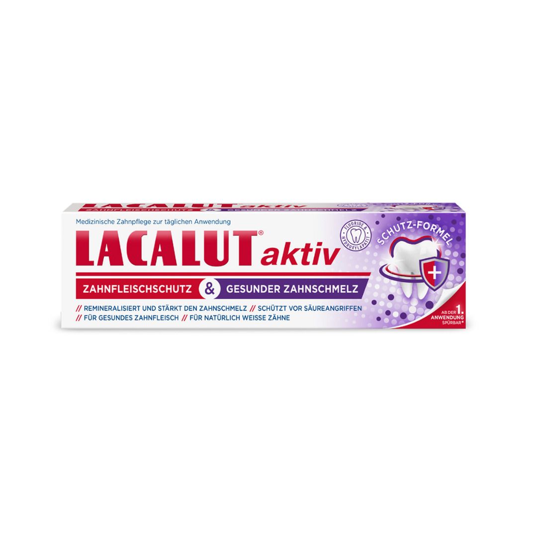 Lacalut 라카루트 액티브 잇몸보호 및 풀 에나멜 75ml