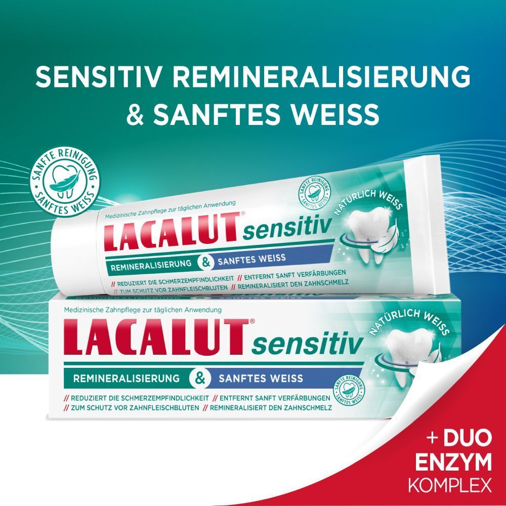 Lacalut 라카루트 재강화 및 화이트닝 치약 75ml