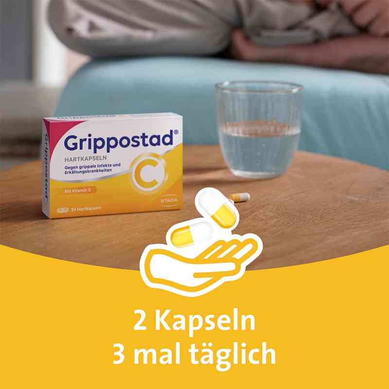 Grippostad 그립포스타드 비타민C 감기증상 완화 면역력강화 24정