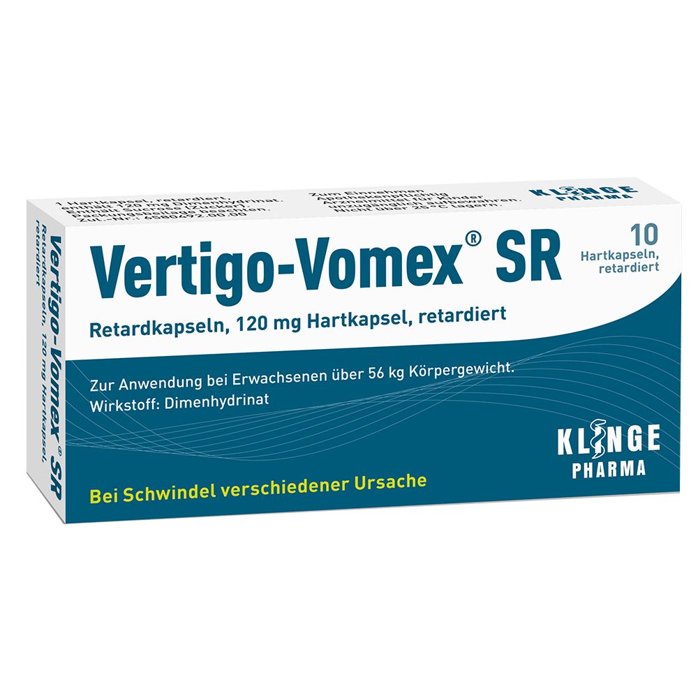 Vertigo-Vomex SR Retardkapseln 어지러움 완화 10정