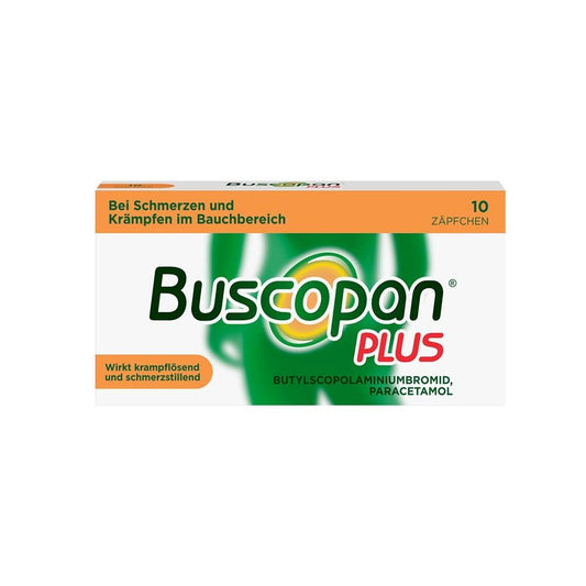 BUSCOPAN 부스코판 플러스 좌약 10정