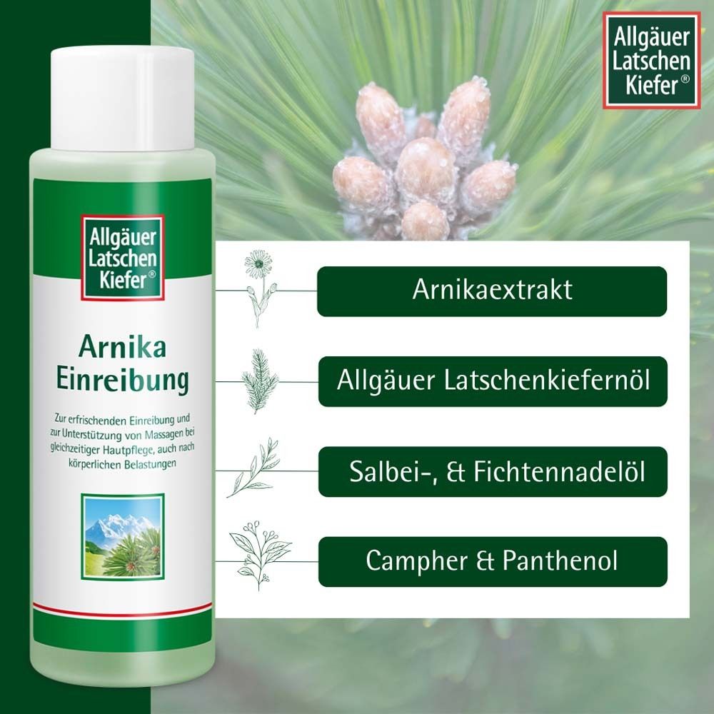 Allgäuer Latschenkiefer 알고이어 라첸키퍼 아르니카 Arnika 마사지 오일 500ml