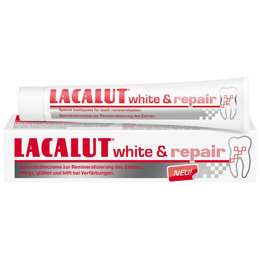 Lacalut 라카루트 화이트 및 리페어 치약 75ml