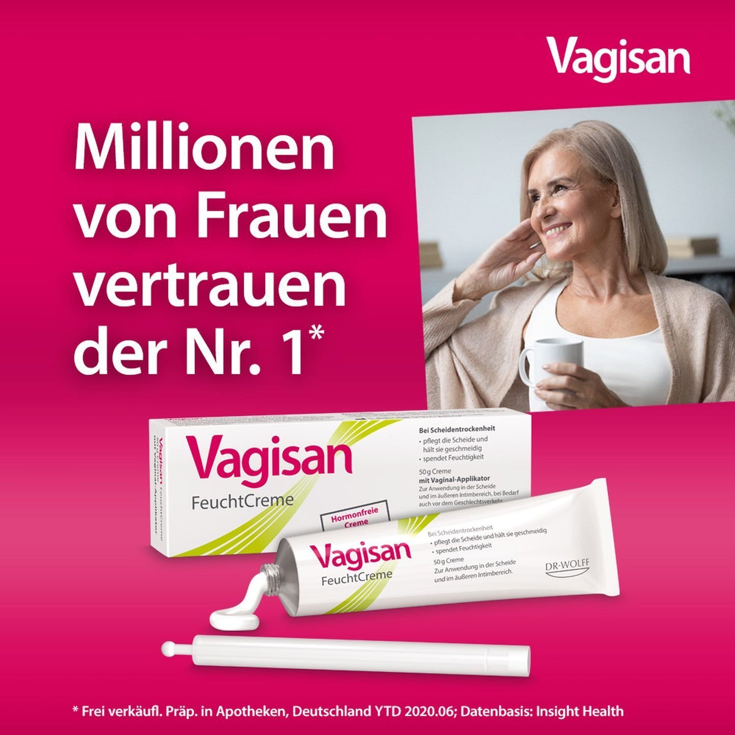 VAGISAN 바기산 수분크림 어플리케이터 50g