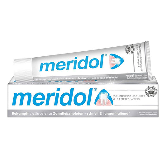 MERIDOL  메리돌 잇몸 보호 & 젠틀 화이트 치약 75ml