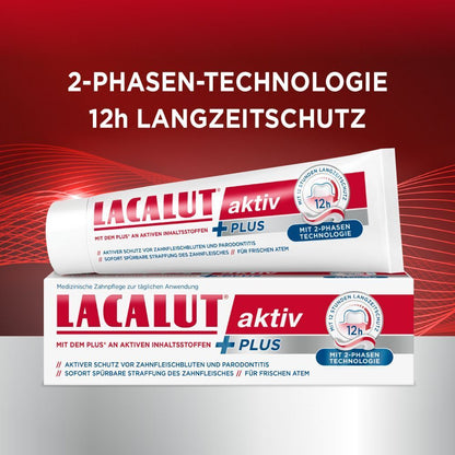 Lacalut 라카루트 액티브 플러스 치약 75ml