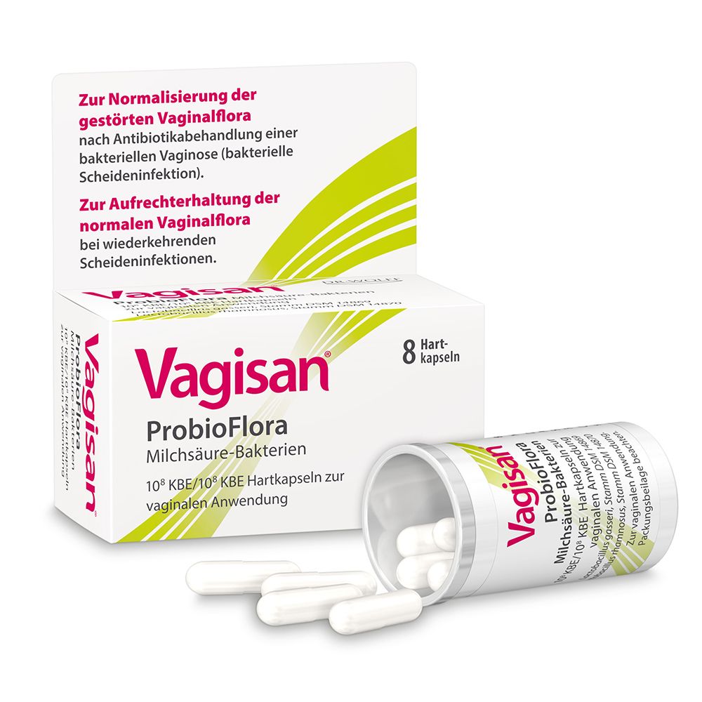 VAGISAN 바기산 ProbioFlora 유산균 질 캡슐 8개입
