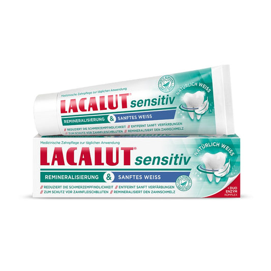 Lacalut 라카루트 재강화 및 화이트닝 치약 75ml