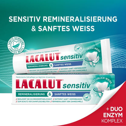 Lacalut 라카루트 재강화 및 화이트닝 치약 75ml