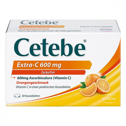 CETEBE 독일 세테베 Cetebe Extra-C 엑스트라 비타민C 600mg 30정