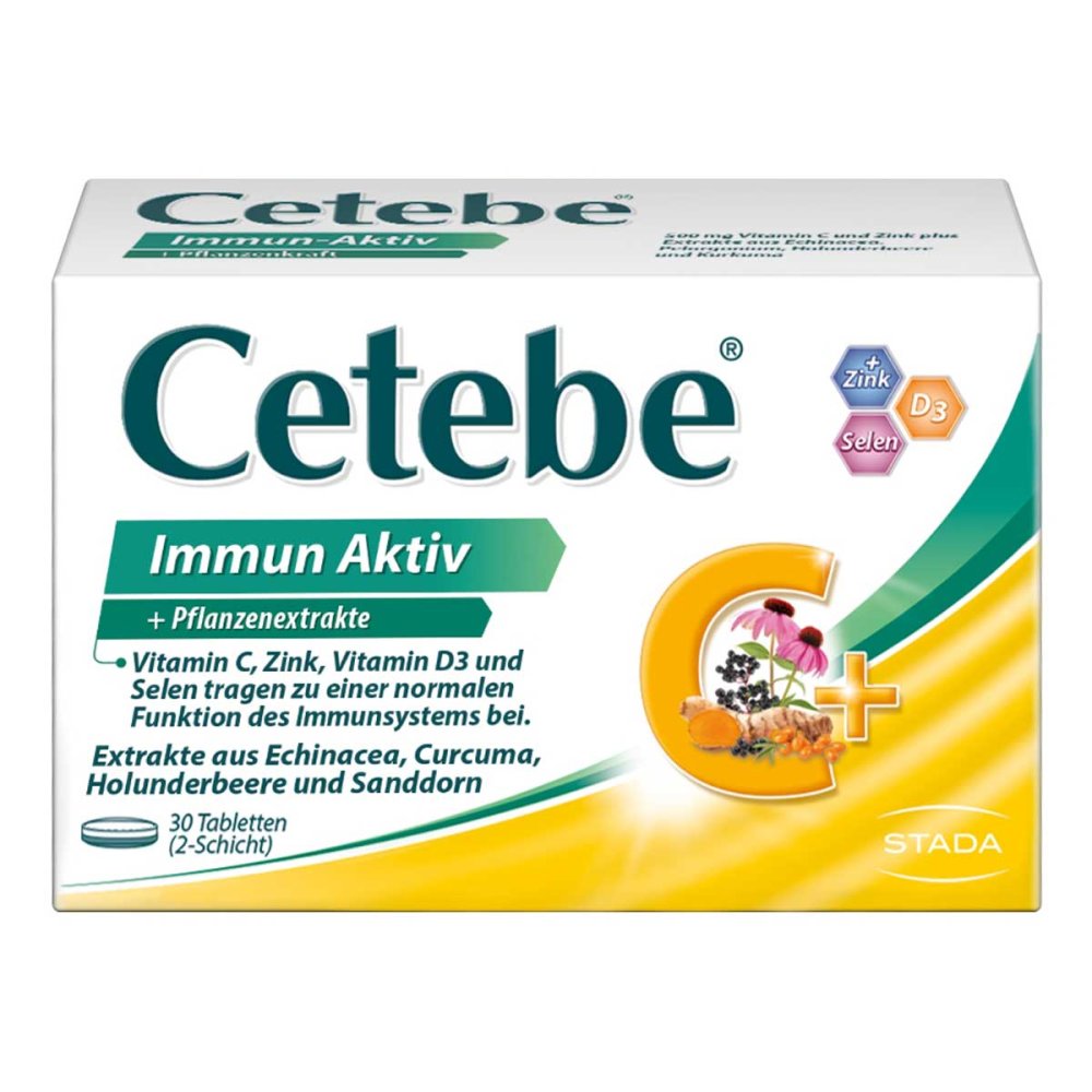 CETEBE 세테베 이뮨 엑티브 + 식물성 추출물 30정