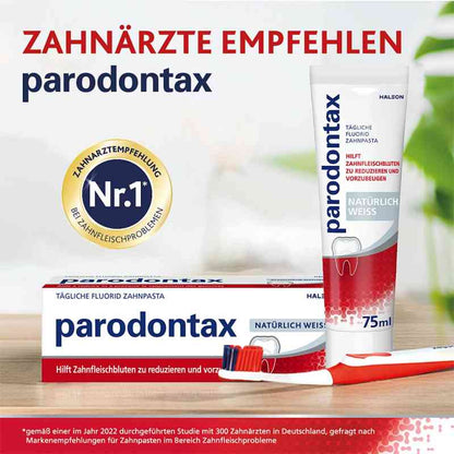 Parodontax 파로돈탁스 내추럴리 화이트 치약 75ml